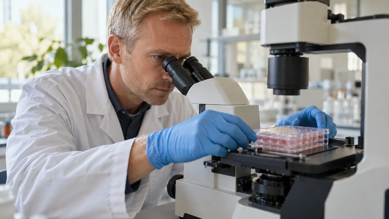 Multiwell plate prepared for intestinal organoid research